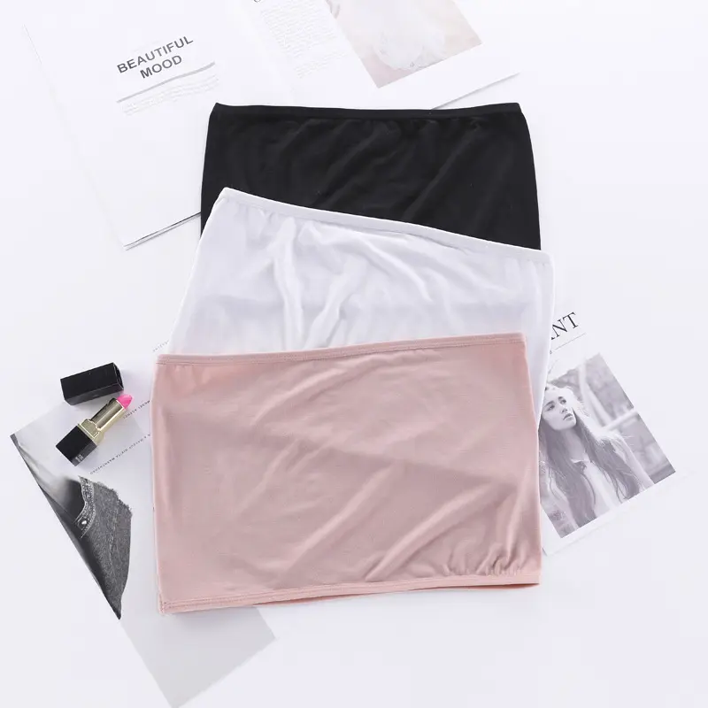 Modal Cotton Chest-Wrapped Tube Top Full Coverage Strapless Underwear Women's Vest Women's Bra for Students