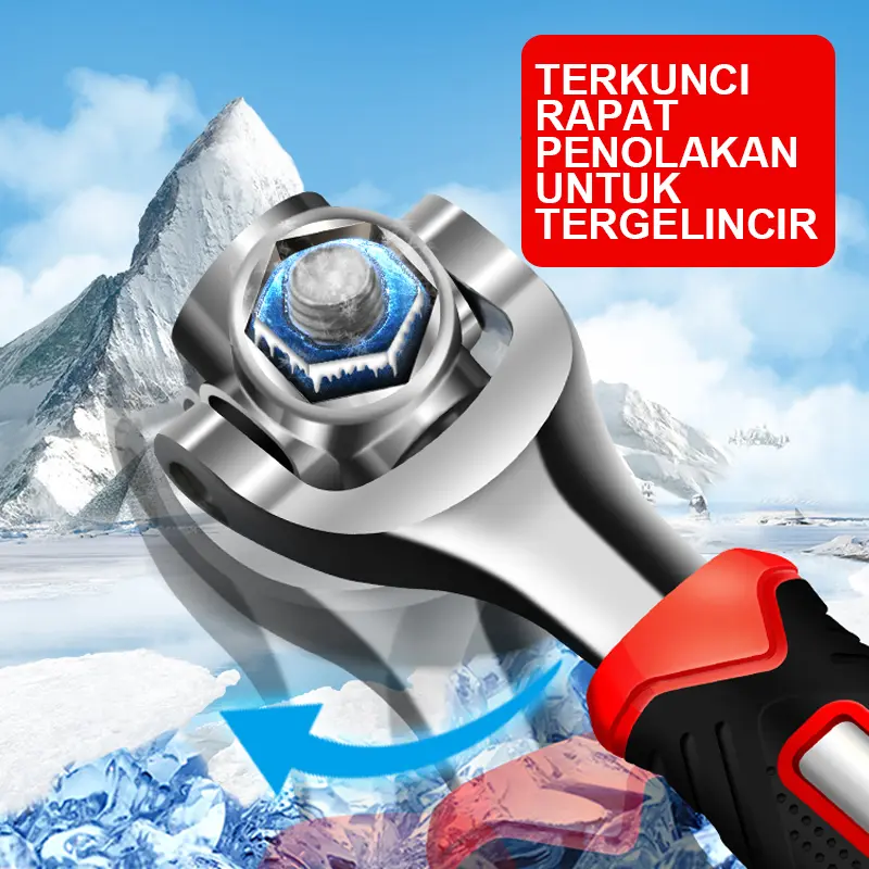 Kunci Pas Multifungsi 48 In 1 Tiger Wrench Kunci Universal Kunci Inggris Kunci Shock 8 In 1 4