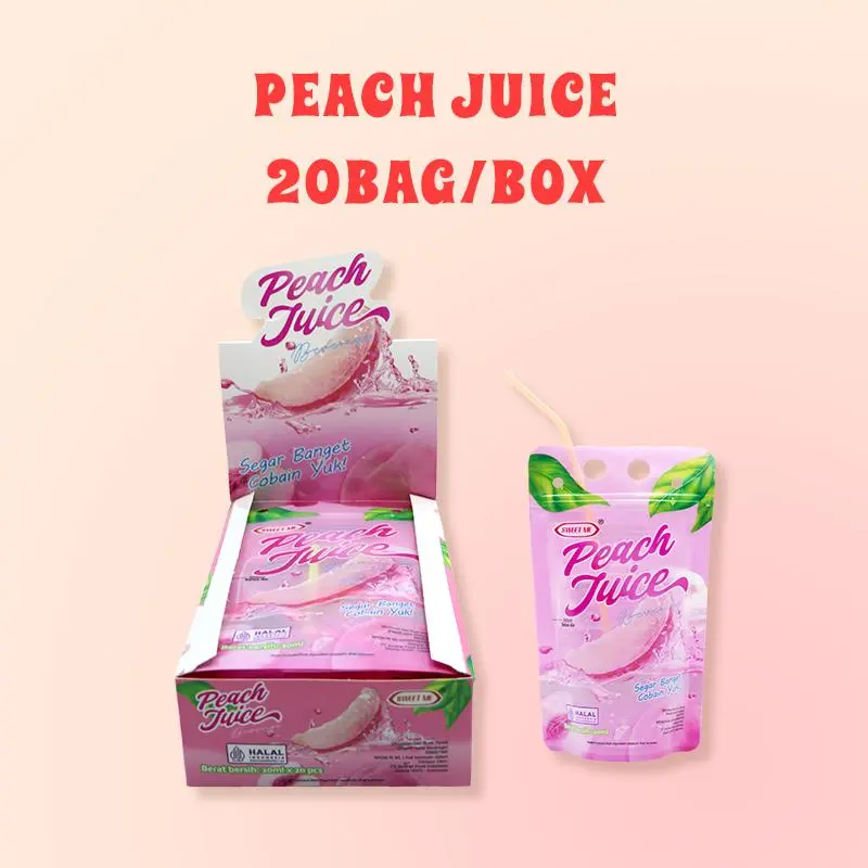 SWEET PEACH JUICE 20BAG/BOX