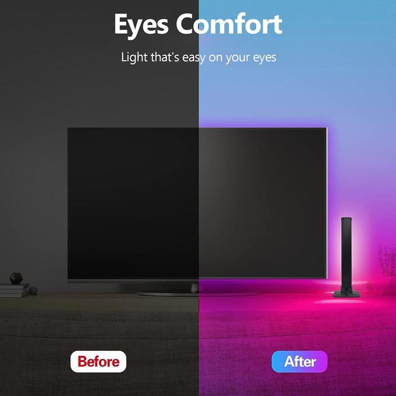 Pride Month LED Light Bar, 1 Set RGB Color Changing LED Light With Remote Control, USB Powered Ambient Light For Home Decor, Super Bowl Party Decoration 4