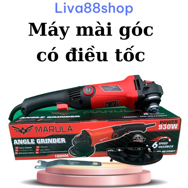 Máy mài góc có điều tốc MARULA công suất 930w động cơ 100% dây đồng