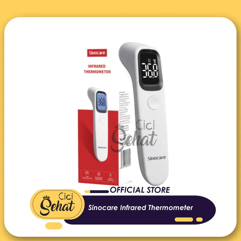 Sinocare Infrared Thermometer - Termometer Inframerah AET-R1D1 0