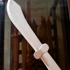 Golok kayu jati peraga latihan beladiri/golok kayu jati latih beladiri Silat