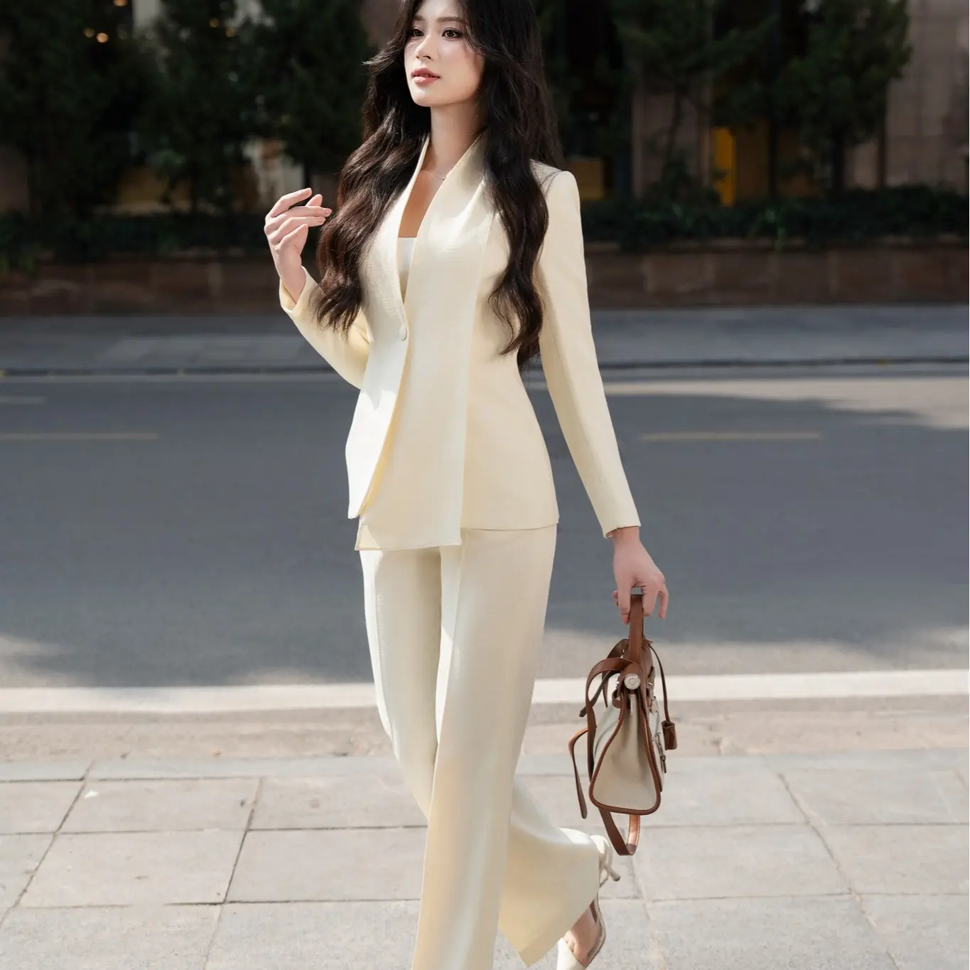 Set vest tex kem luxury NGOC ANH TRAN- V022