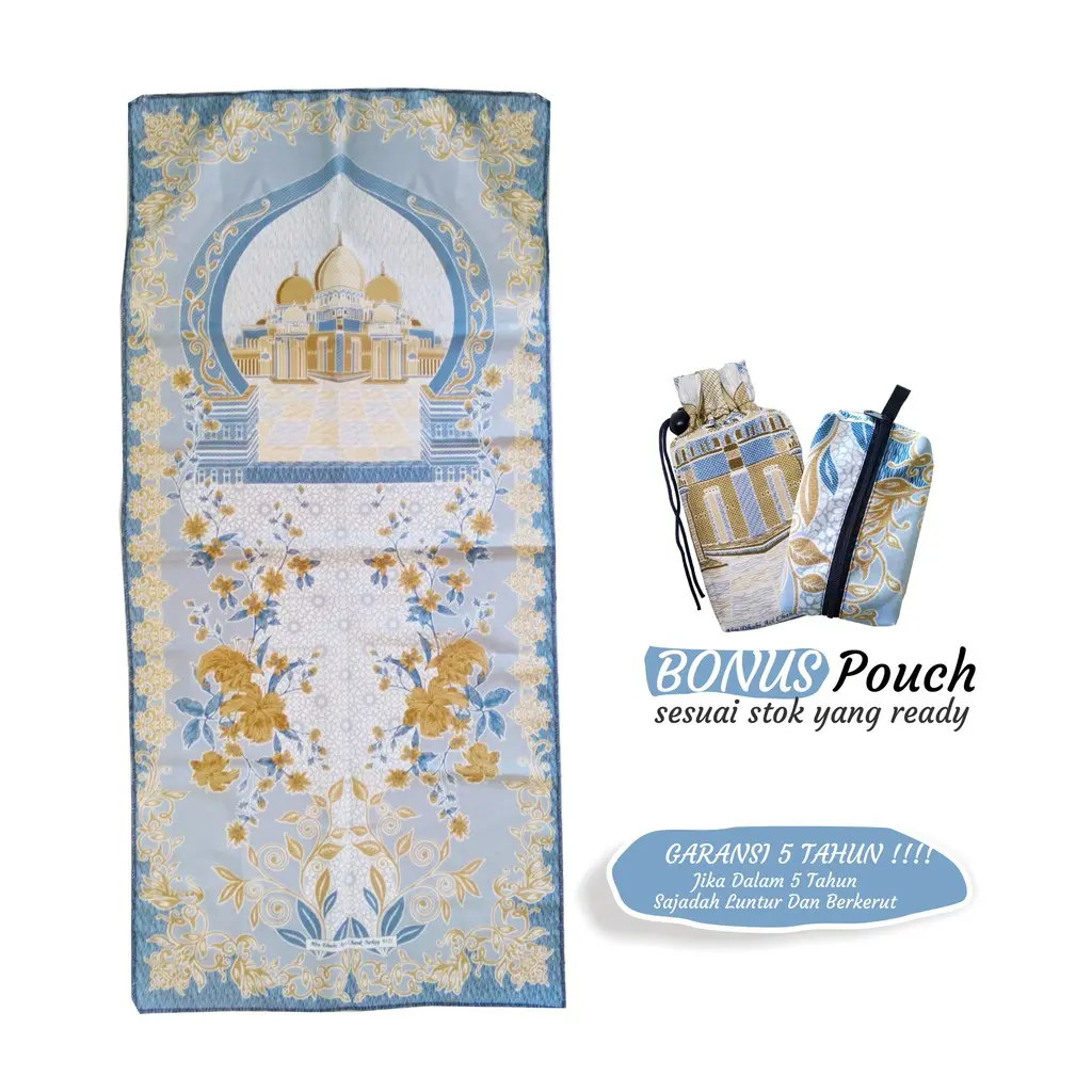 Sajadah Tas Dompet Traveling Abu Dhabi Travel Tipis Oleh Oleh Haji MOTIF & WARNA TDK BISA PILIH