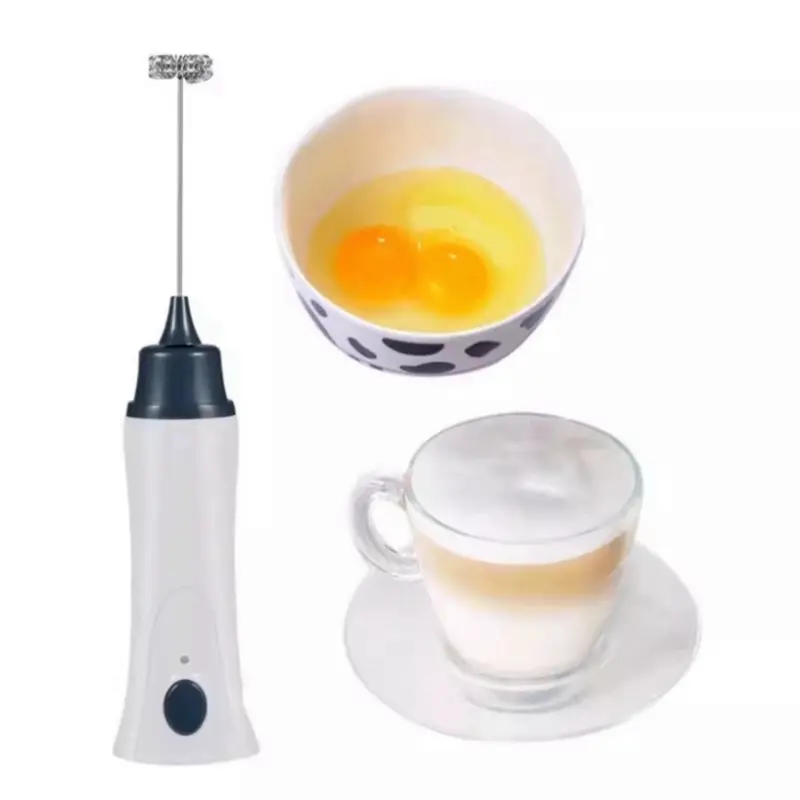 Máy tạo bọt cafe 3 tốc độ, máy đánh trứng cầm tay không giây, hỗ trợ sạc pin tiện lợi sử dụng 1