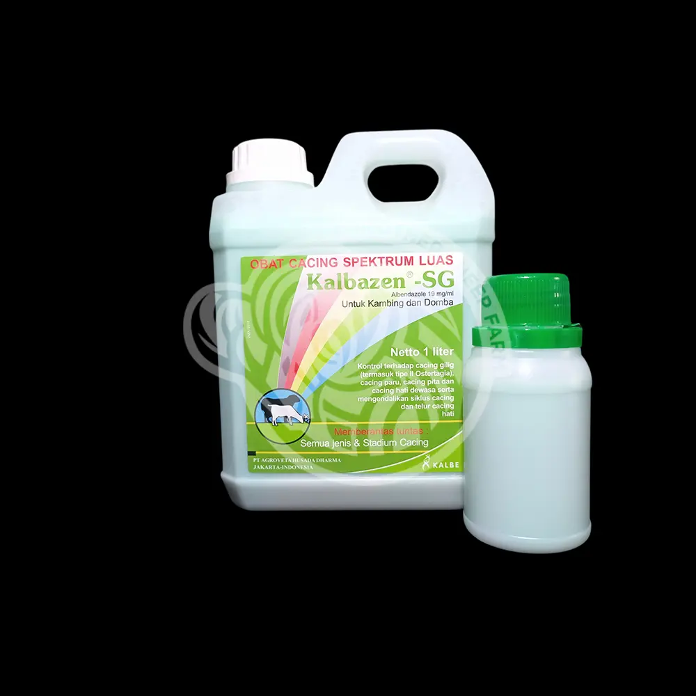 KALBAZEN SG Repack 100ml Obat Cacing Oral Kucing Kelinci Kambing Domba kelinci dll Efektif Basmi Cacing