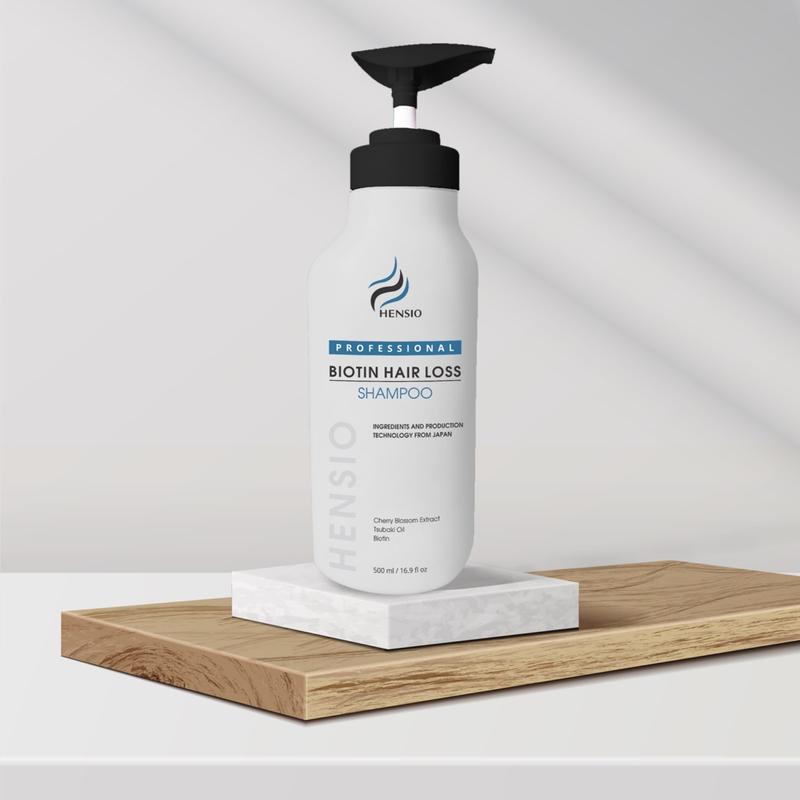 Dầu gội ngăn ngừa rụng tóc, giúp tóc mọc chắc khỏe Hensio Biotin dung tích 500ml Women Nữ Dưỡng Tóc Chăm Sóc Tóc Cho Nam nữ