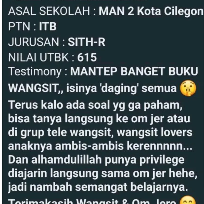 (UTBK 2025) BUKU WANGSIT OM JERO UTBK SNBT 2025 PK PM PU PPU PBM LBI LBE 7
