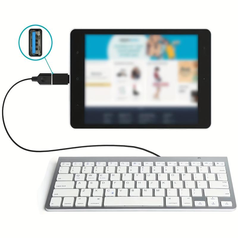 Product Introduction of 4pcs USB to USB C Adapter, USB C to USB 3.0 OTG, Micro USB to USB C - Compatible with For MacBook Pro, For SamSung For Galaxy, Smartphones, Laptops, In-Car Use & More 8