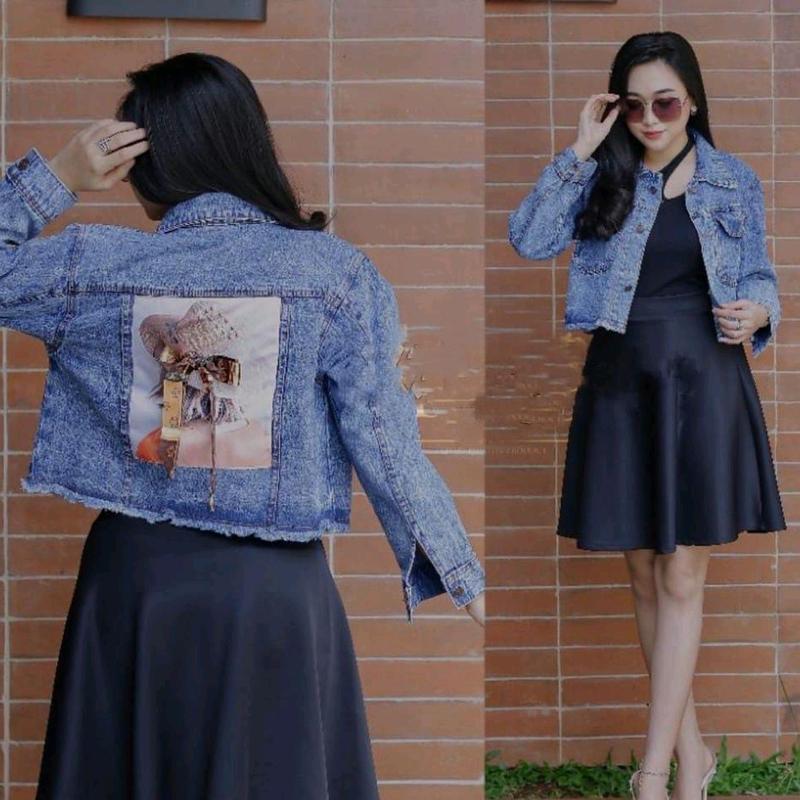 Jaket Crop Pita Standart & Jumboo Ld 115 0