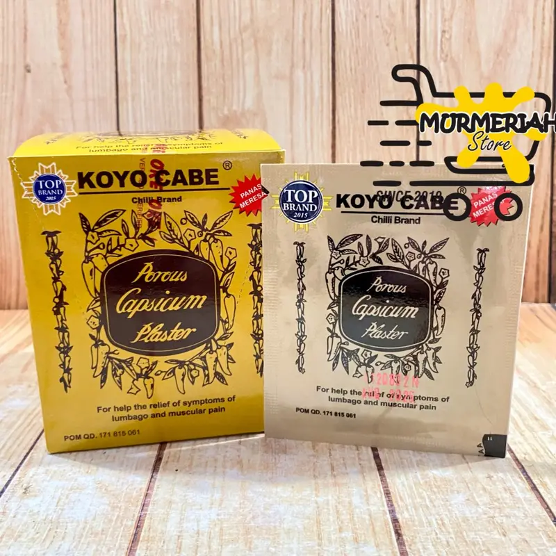 KOYO CABE 1 Sachet isi 10 lembar-Untuk Linu,Encok,Terkilir,Nyeri Otot 0