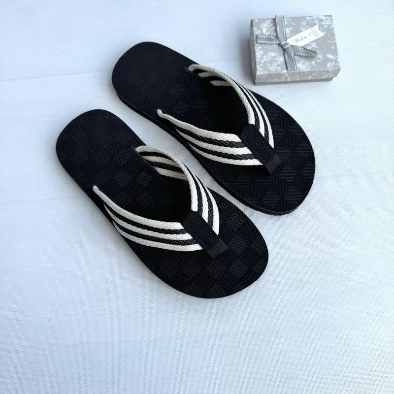 Dép Xỏ Ngón, Dép Kẹp Mẫu Quai Sọc Mới Lạ, Đế Hoạ Tiết Sang Trọng Cao Cấp, Chống Nước Trơn Trượt depkep  nam dep