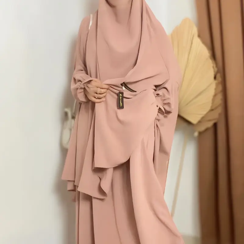 Tsurayya -(FK+Rok) Inara one set crinkle airflow syari set frenchkhimar dan rok 1