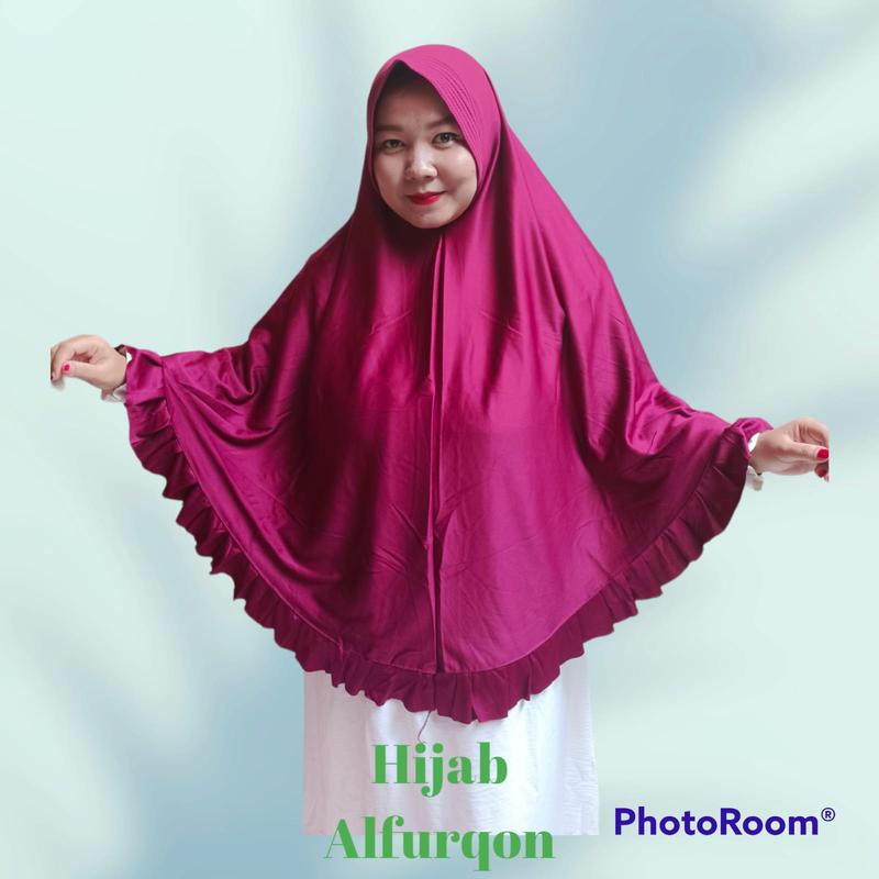 jilbab bergo rempel hijab syar'i jumbo hijab jumbo terbaru terlaris jilbab lengan terbaru. Instan Panjang Wanita Muslim Tangan Kerudung Nyaman Harian Syari Karet bergo sport hamidah 4