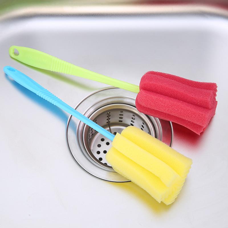 Product Introduction of Bàn Chải Cốc Bọt Biển, Dụng Cụ Vệ Sinh Nhà Bếp, Dụng Cụ Vệ Sinh Bình Sữa Cho Bú, Thích Hợp Cho Chai Rượu 40