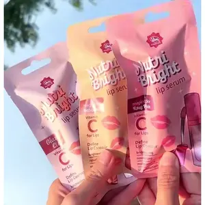 VIVA Nutri Bright Lip Serum Glazzy Clear - Perawatan Bibir dengan Smart Color Transform Technology - Kering