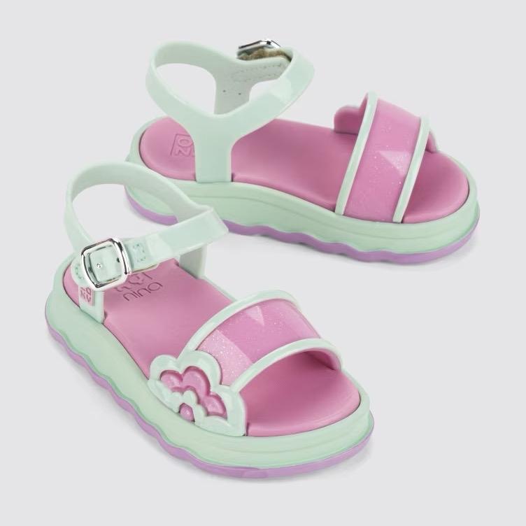    Black Friday  Sandal Zaxy Fofurinha Chính hãng cho bé gái   Green   