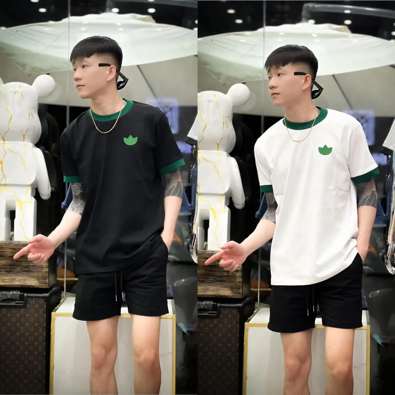 Áo thun cổ tròn nam nữ chất vải cotton co giãn thoải mái, vải mềm mịn thoáng mát thấm hút tốt cao cấp -BinZ Storee