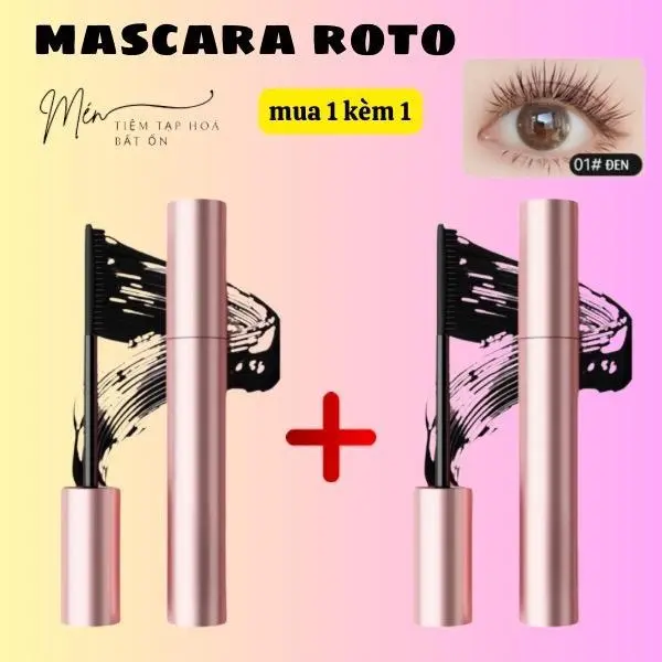 Mascara  Không Trôi , Không lem. Dưỡng mi dài cong tự nhiên Cosmetic Trang Điểm 0