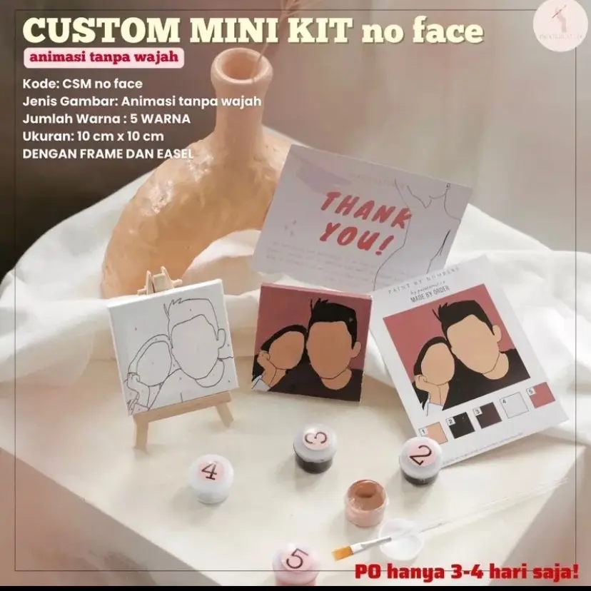 CUSTOM SUPER MINI KIT paint by number (animasi no face)
