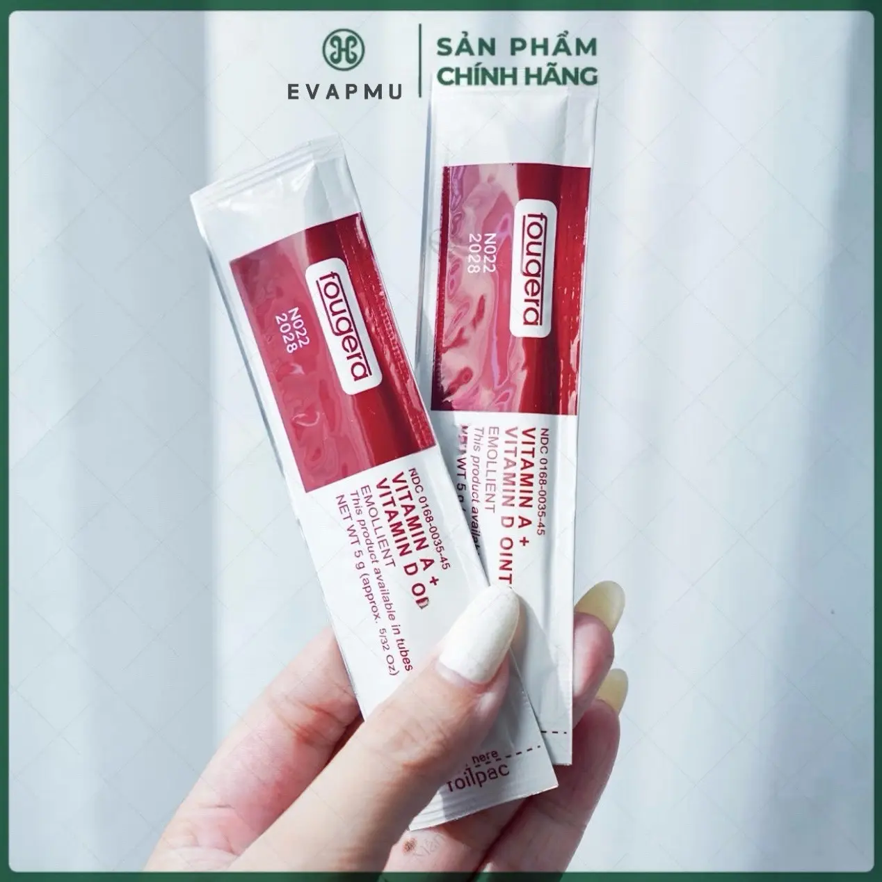 Dưỡng Ẩm VITAMIN AD Dạng Gói 5GR - Dưỡng Lông Mày, Môi Sau Phun Xăm
