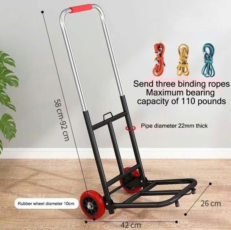 Xe Đẩy Gấp Gọn xe đẩy mua sắm xe kéo hàng di chợ xe ddaaayr hành lý khung thép chịu lực sơn chống gỉ