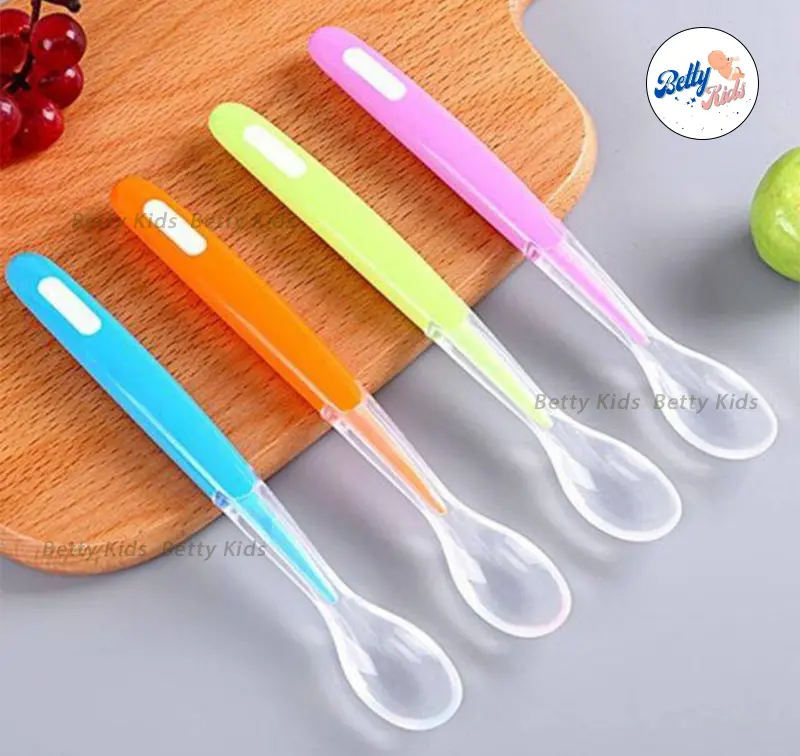 Thìa Nhựa Silicon Ăn Cháo, Ăn Bột Cho Bé - Chất Liệu Nhựa PP An Toàn Cho Trẻ (Thìa Ăn Dặm) 0