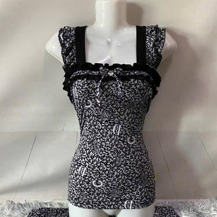 Đồ bộ thun Ati nữ may sẵn mặc nhà chuẩn from ôm dáng 6