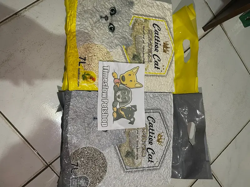 PASIR TOFU CAT LITTER CATTIEE CAT 7 LITER 1 DUS (6PACK) 3