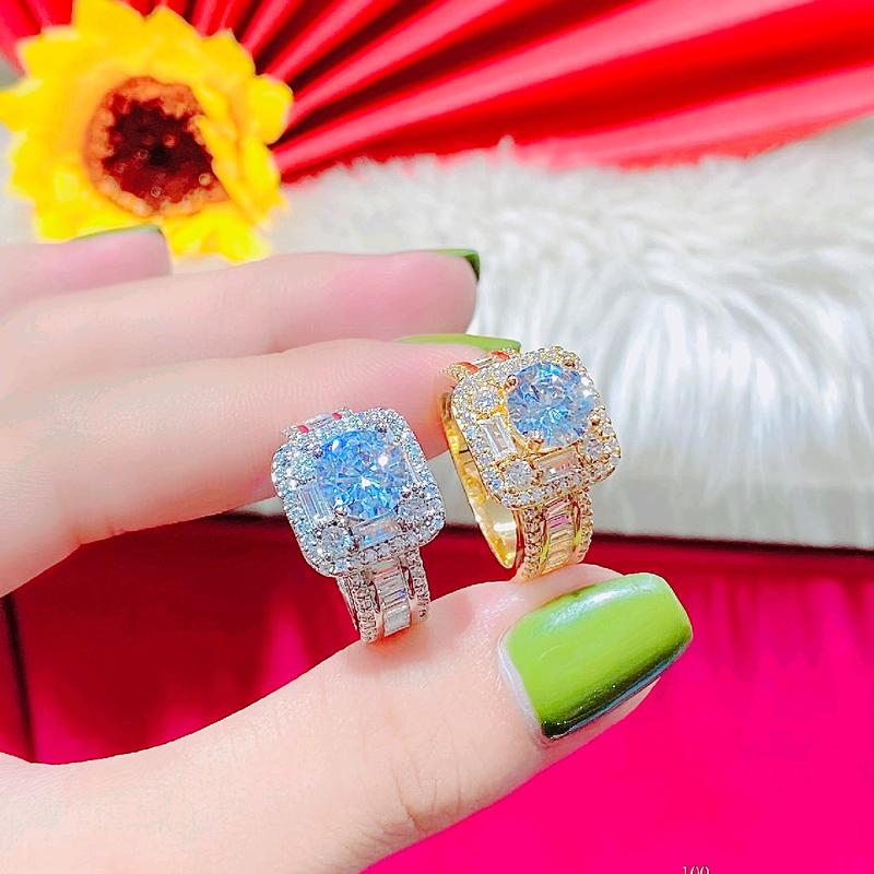  Nhẫn mỹ ký Nữ Mạ Vàng 18K - Sự Quyến Rũ Tinh Tế  Tặng kèm hộp nữ trang  