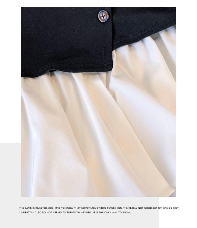 Product Introduction of Kemeja Berjalur, Rekaan Dua Keping Palsu, Blaus Bersaiz Besar, Untuk Wanita, Menutup Perut, Ketibaan Baru 2024, Baju Menyembunyikan Kembang, Baju-T Lengan Panjang, Rekaan Cantik, Kemeja-T Lengan Panjang Niche, Sesuai untuk Lelaki 12