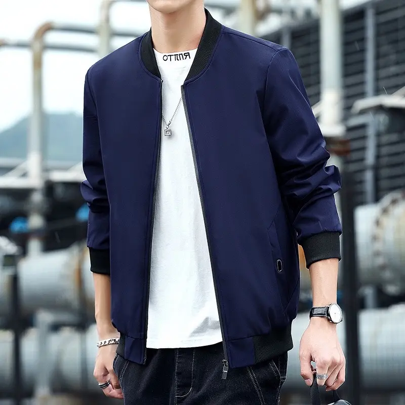 Áo Bomber Basic Phong Cách 2025 Nam/Nữ Form Chuẩn Dày Dặn 2 Lớp - Menswear 4