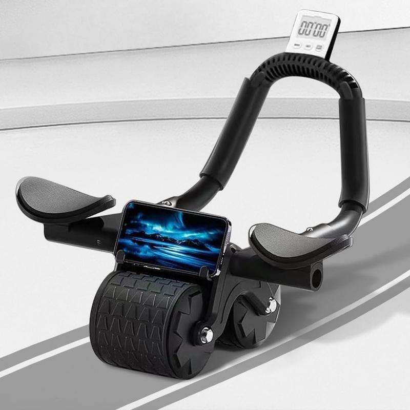 2025 New Ab Roller Wheel with Timer & Knee Mat,Automatic Rebound ...