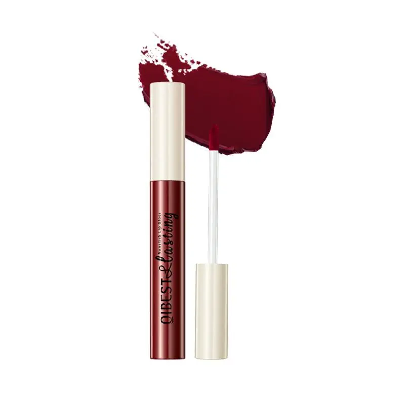 Non-stick Cup Long Lasting Matte Liquid Lipstick, Velvet Matte Finish Liquid Lip Gloss Matte Liquid Lipstick, Girls & Women Lip Cosmetic
