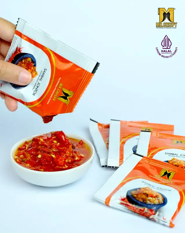 Sambal Sachet Isi 10pcs / Sambal Mr.Crispy 6