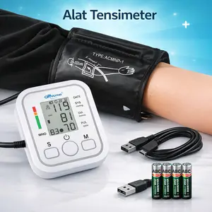 TENSIMETER DIGITAL - BW-3205  Pengukur Tekanan Darah dengan fitur notifikasi Suara Indonesia TaffOmicron - BPM373 Baterai Layar Kabel Usb
