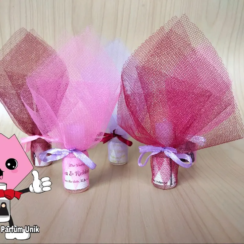 (isi 50 pcs) Souvenir sofenir sovenir sopenir pernikahan aqiqah ulang tahun khitanan dll parfum unik murah lucu botol 3ml Uniseks 1