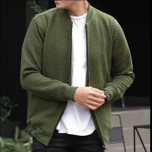 Jaket Comfy Unisex Pria Wanita Premium Polos Musim Dingin & Panas Santai Hitam Putih Panjang Slimfit Casual Formal Basic Cowok Model Cuttingan Slimfit Material Diamonds Knitt - Merah