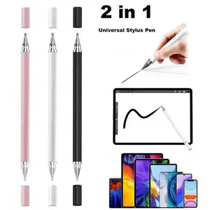 2 in 1 Universal Stylus Pen for Tablet Mobile Android Ios Phone IPad Accessories Drawing Tablet Capacitive Screen Touch Pen