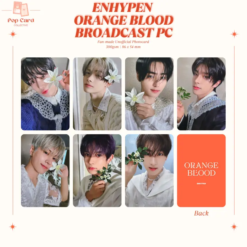 ENHYPEN] Orange Blood Soundwave Lucky Draw R2 Fan-made Unofficial