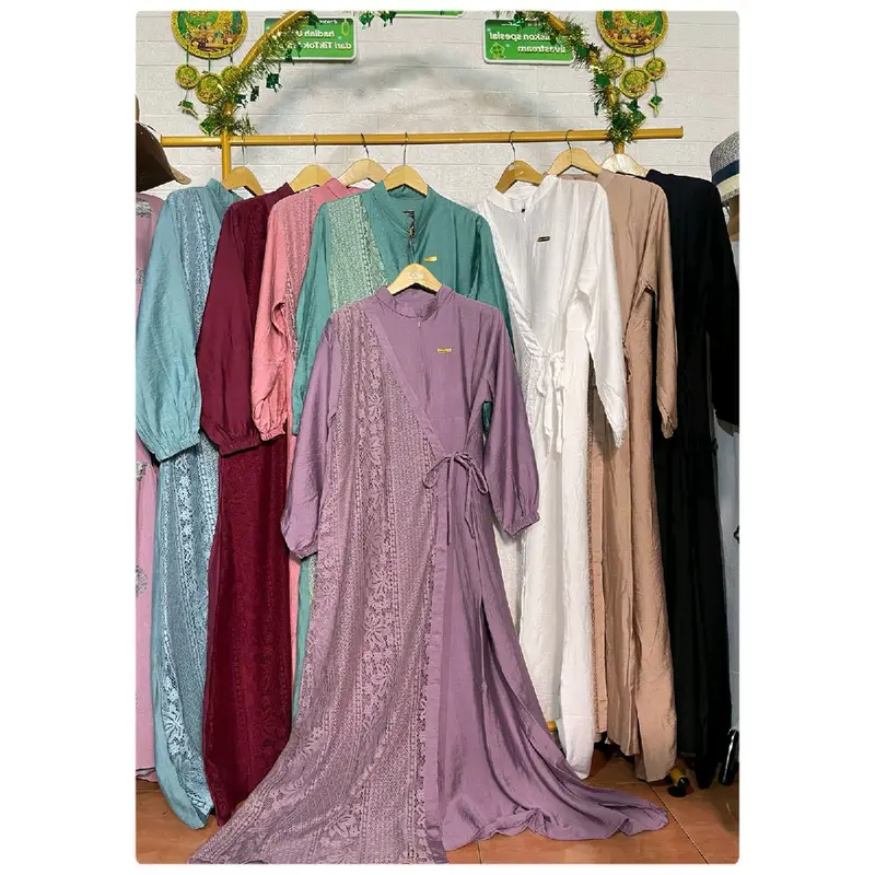MOSSA DRESS BRUKAT FASHION MUSLIMAH BY MDHOMEFASION 0