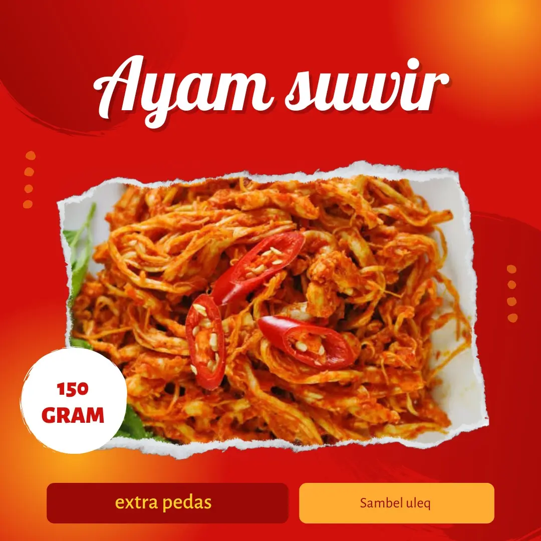 Sambel uleq ayam suwir 150gram