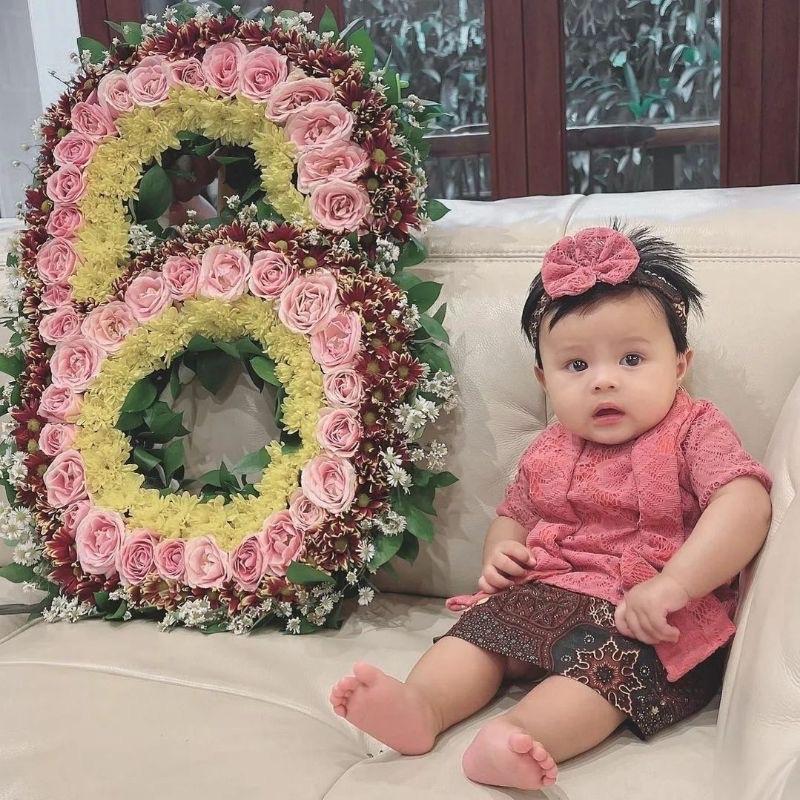 Kebaya Anak Newborn 7 bulan - 2 Tahun / Kebaya Tedak Siten Kutubaru Brokat Bayi Perempuan 0