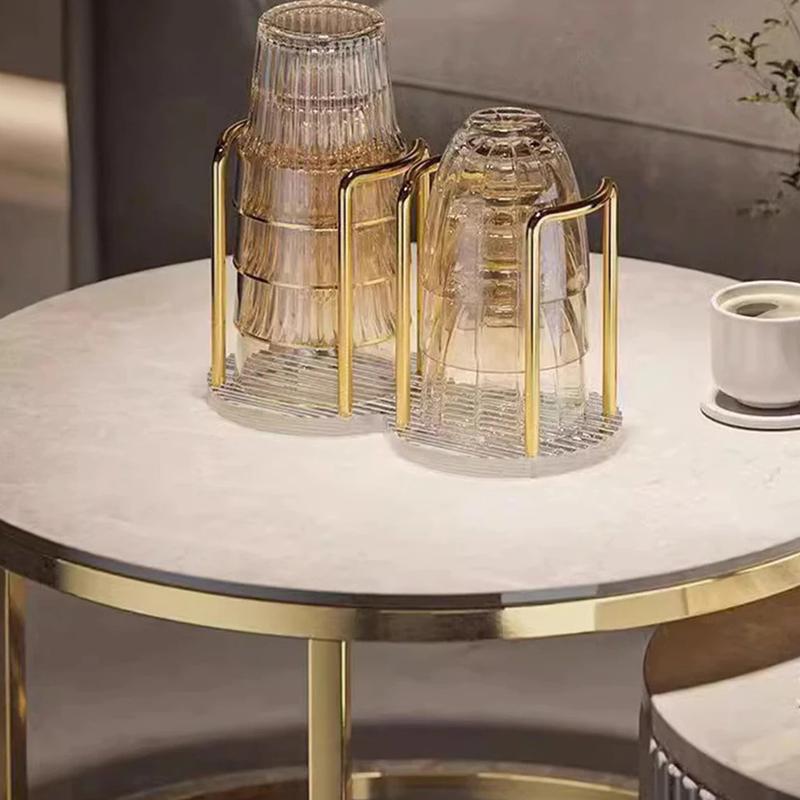 Acrylic Disposable Cup Holder Storage Shelf Water Tea Cups Dispenser Storage Rack For Home & Office 3