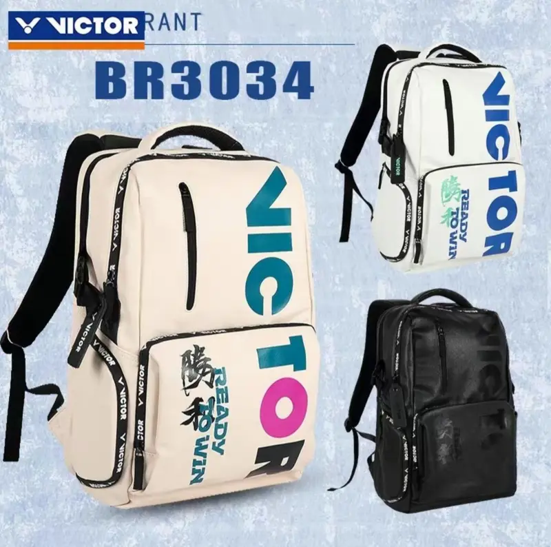 Balo cầu lông VICTOR BR3034 full da PU, cầu lông 0