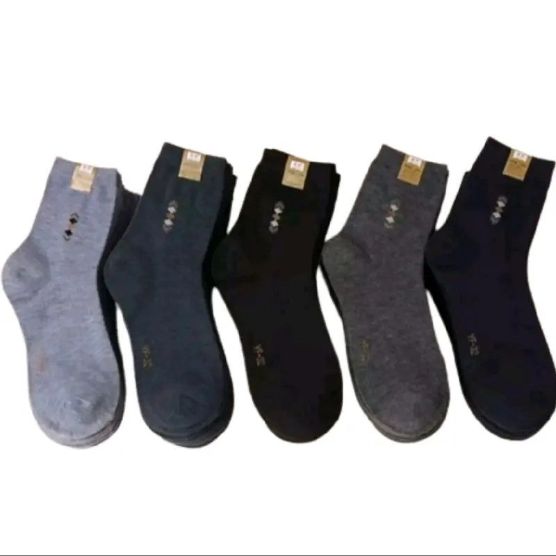 GROSIR PAKET 6 PASANG KAOS KAKI MOTIF PRIA PANJANG 3/4 KAOS KAKI DEWASA KERJA NYAMAN DAN TEBAL Lembut Pendek Hitam Cowok Formal Kantor 4