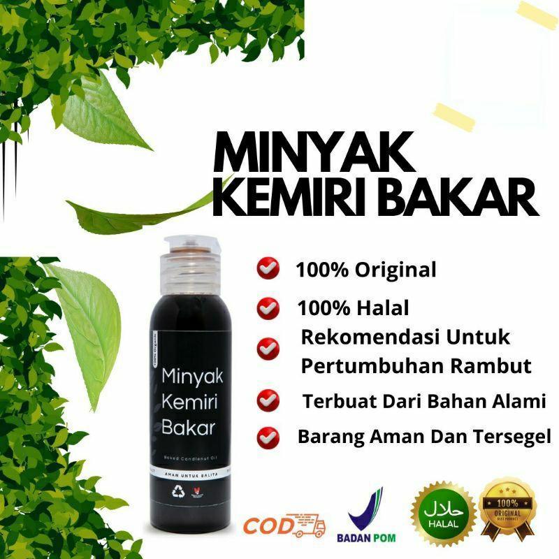 Minyak Kemiri Bakar Asli – Penumbuh Rambut & Jenggot Alami untuk Semua Kalangan, Aman untuk Anak-anak! Hitam Kelapa 1