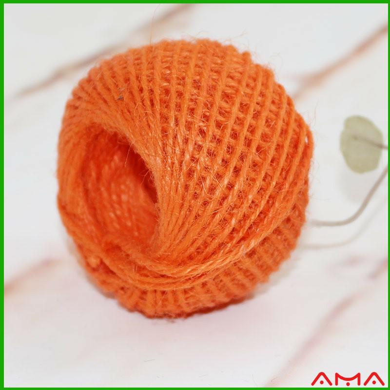 Product Introduction of AMA เชือกป่าน เชือกกระสอบฝนเล็บแมว หรือสำหรับตกแต่งDIY เชือกเส้นใหญ่หนา  hemp rope 6
