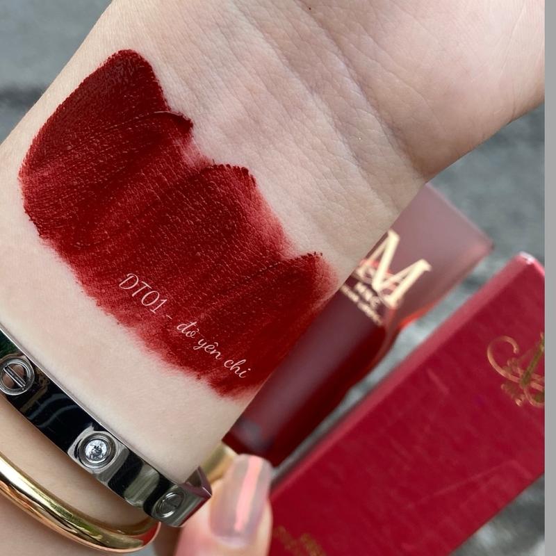   CHỈ TẶNG SON THỎ  SON KEM NHUNG LÌ MNC LUXURY - Made in VN 